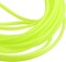 Rubber Cord Tube 10ft 2mm Dia 1mm Hole Yellow Hollow Tubing for DIY Craft Beading Necklaces Bracelet